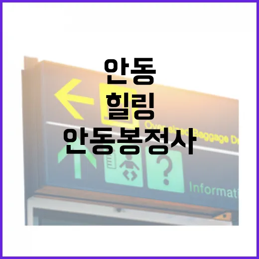 안동 봉정사, 천년의 힐링 정원