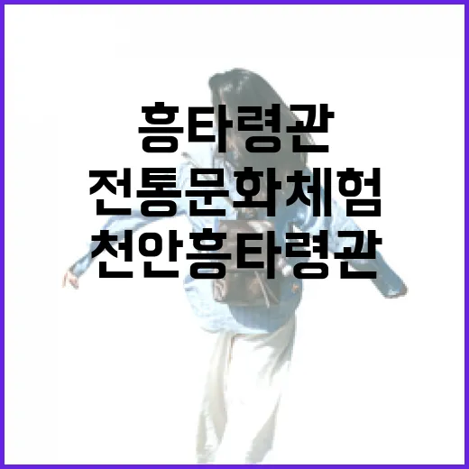 천안흥타령관, 전통문화 체험 명소