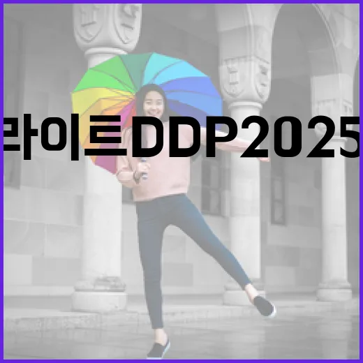 서울라이트 DDP 2025 가을, 빛과 AI의 예술 향연