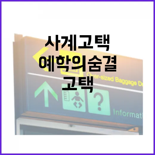 사계고택에서 만나는 예학의 숨결
