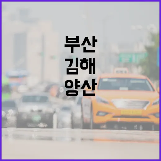 부산·김해·양산 대중교통 광역환승요금 전면 무료화