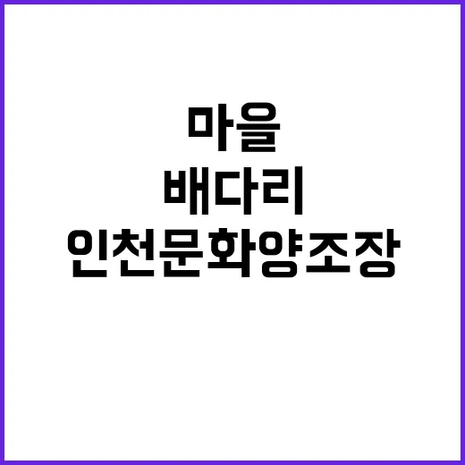 인천 배다리마을 인천문화양조장 재탄생