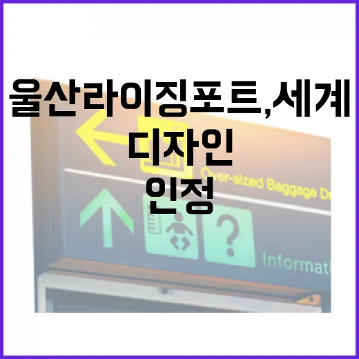 울산 라이징포트, 세계가 인정한 디자인 명소
