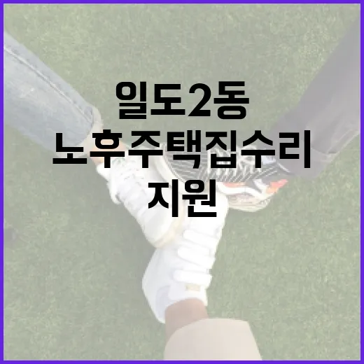일도2동 노후주택 집수리 본격 지원