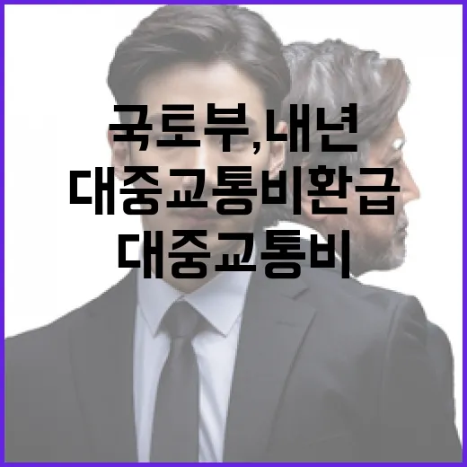 국토부, 내년 대중교통비 환급 대폭 확대