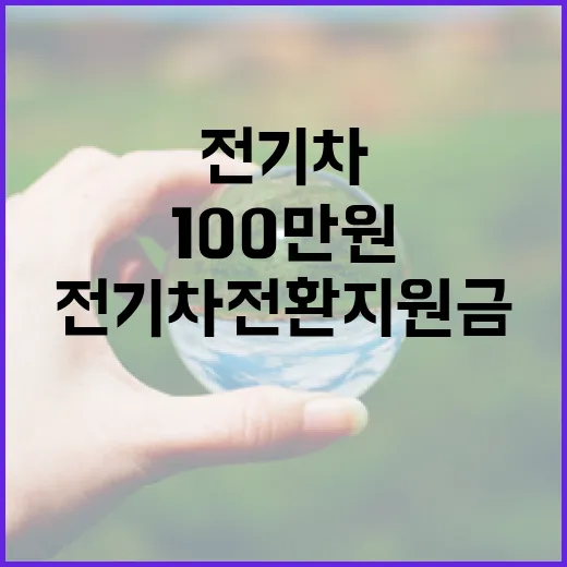 내년 전기차 전환지원금 100만원 신설