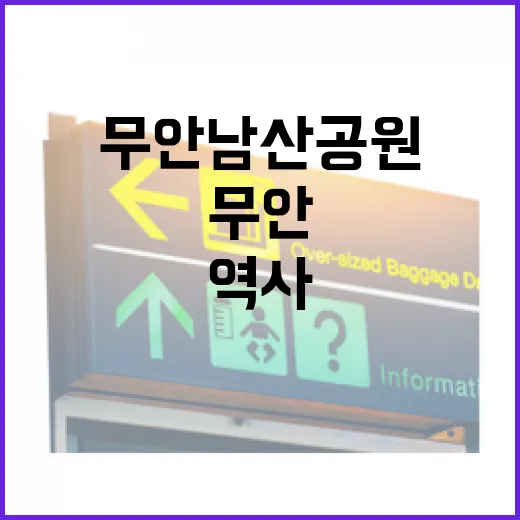 무안 남산공원, 역사와 추모의 숲길