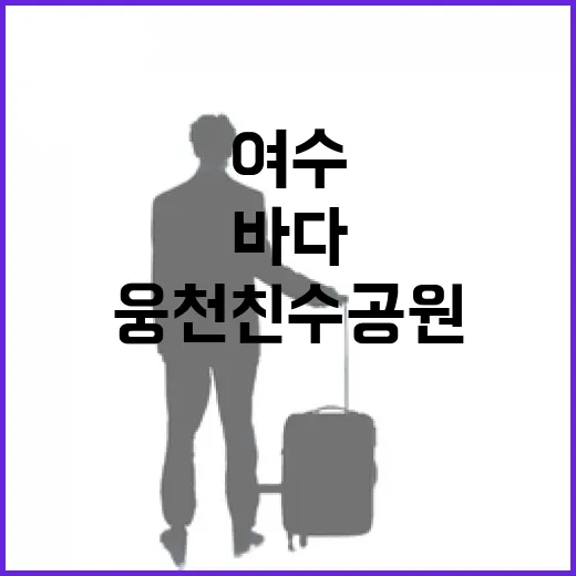 여수 웅천친수공원, 바다와 힐링의 완벽한 조화