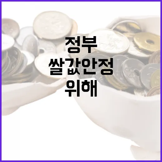 정부, 쌀값 안정 위해 선제적 수급관리 강화