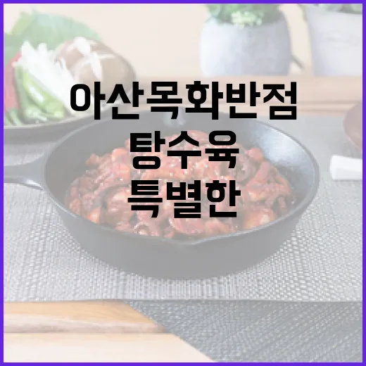 아산 목화반점, 특별한 탕수육의 맛