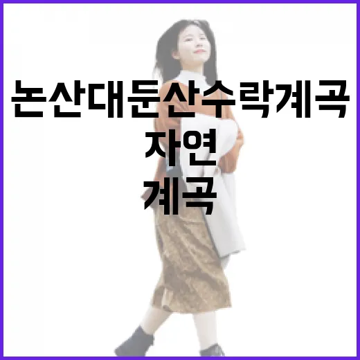 논산 대둔산 수락계곡의 청정 자연과 여름 명소