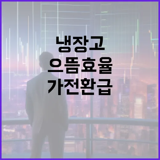 으뜸효율 가전 환급, 20년 냉장고 교체 열풍