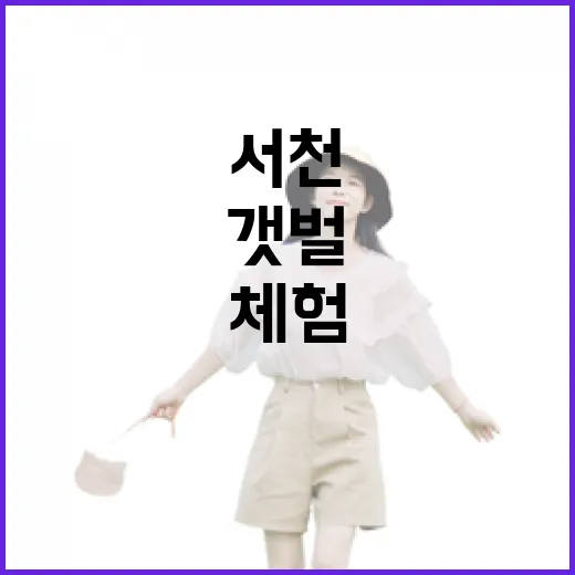서천 장항 송림산림욕장과 갯벌 생태 체험