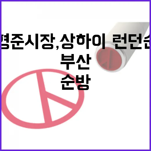 박형준 시장, 상하이·런던 순방으로 부산 위상 강화