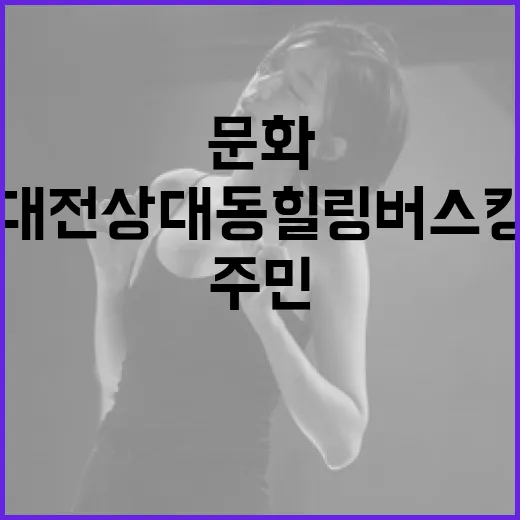 대전 상대동 힐링버스킹, 주민과 함께한 문화축제
