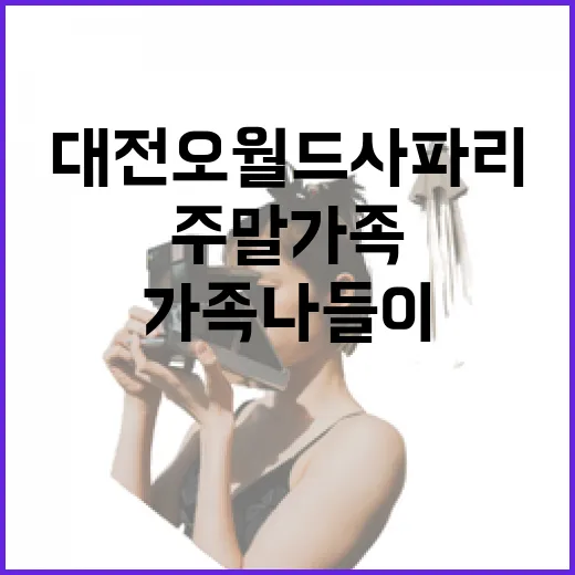 대전 오월드 사파리 주말 가족 나들이 명소