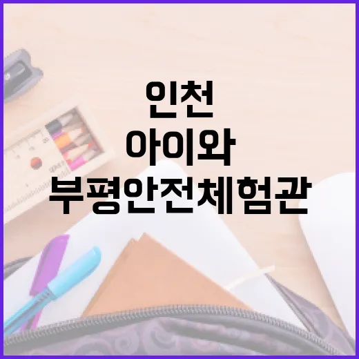 인천 부평안전체험관, 아이와 함께하는 안전 체험 명소