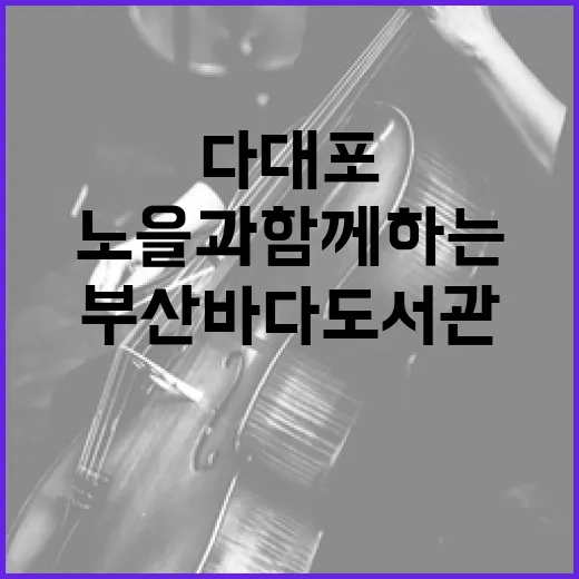 다대포 노을과 함께하는 부산바다도서관