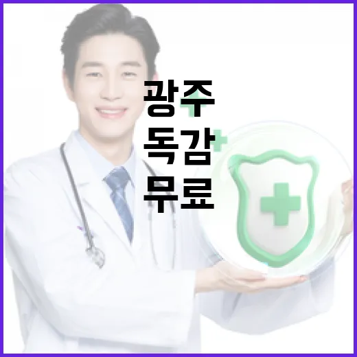 광주 무료 독감 예방접종 일정 안내