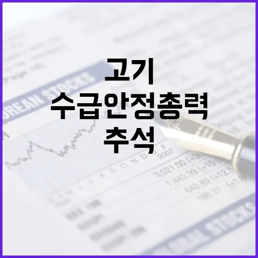 추석 돼지고기 수급 안정 총력 대응