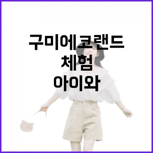 구미 에코랜드, 아이와 함께하는 자연 체험 명소