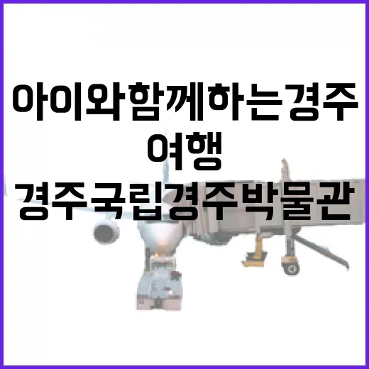 아이와 함께하는 경주 국립경주박물관 여행
