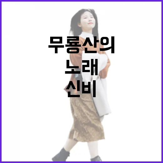 무더위 속 무룡산의 신비로운 노래