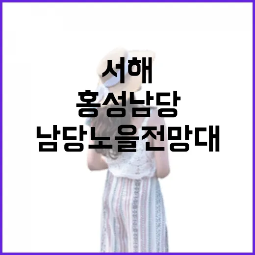 홍성 남당노을전망대, 서해 노을의 진수