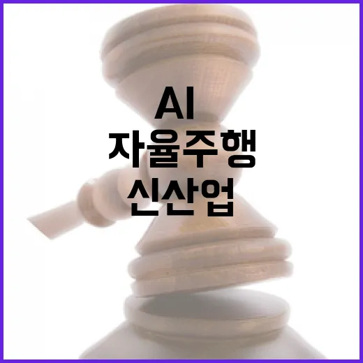 AI·자율주행 규제 혁신으로 신산업 도약 가속