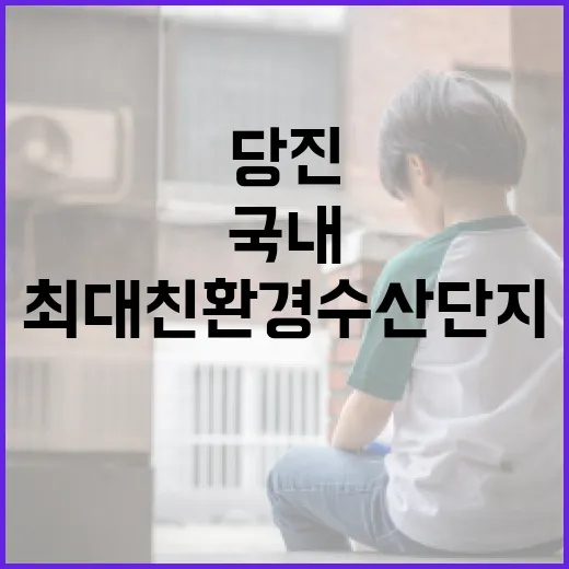 당진, 국내 최대 친환경 수산단지 조성 박차