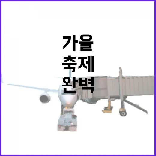 가을 화천, 자연과 축제의 완벽한 조화