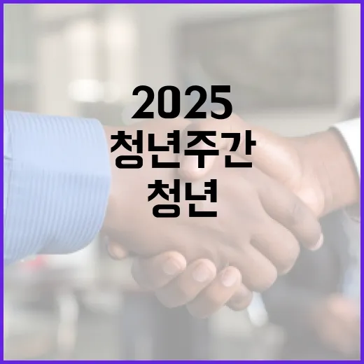 2025 서울청년주간, 청년 성장의 장 펼쳐진다