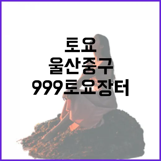 울산 중구 999토요장터 활기 가득