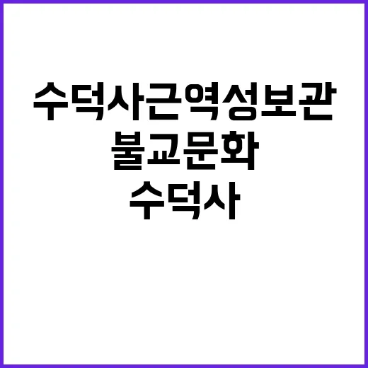 수덕사 근역성보관에서 만나는 불교 문화유산
