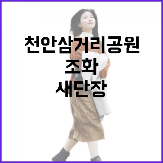 천안 삼거리공원 새단장, 자연과 역사의 조화