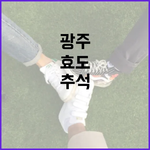 광주 효도 패키지로 추석 마음 전하세요