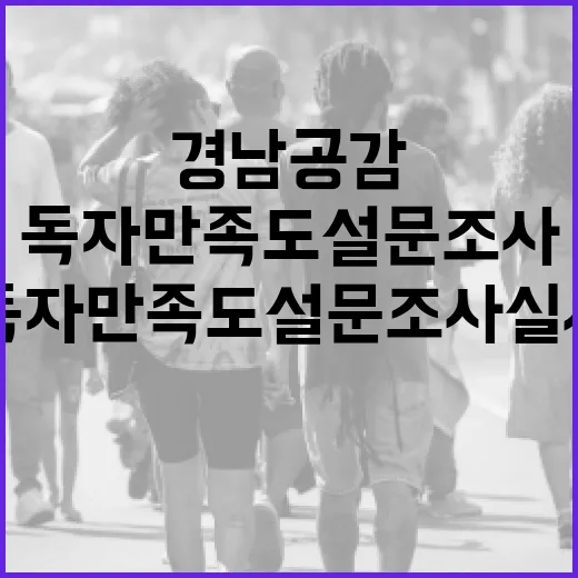 경남공감 독자 만족도 설문조사 실시