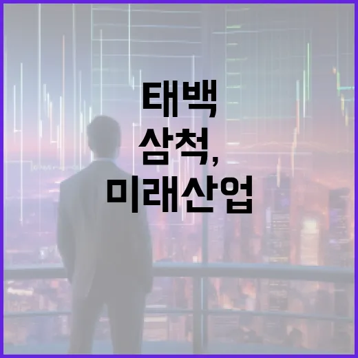 태백삼척, 폐광에서 미래산업 중심지로 대변신