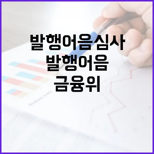 금융위-금감원 발행어음 심사 절차 일치 확인