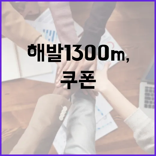 해발 1300m, 쿠폰이 만든 기적의 하루