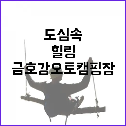 금호강오토캠핑장, 도심 속 자연 힐링 명소