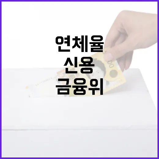 금융위, 신용사면 연체율 보도 정정