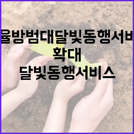 경기도 자율방범대 달빛동행 서비스 확대