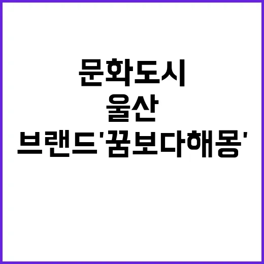 울산 문화도시 브랜…