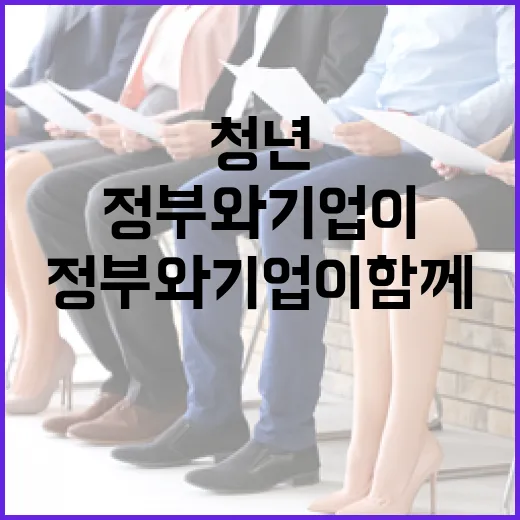 청년 고용, 정부와 기업이 함께 뛴다