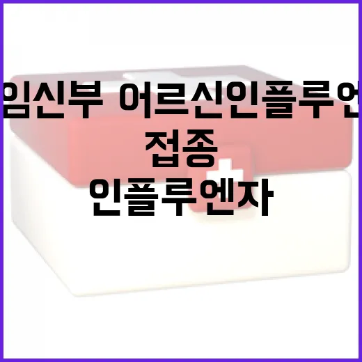 어린이·임신부·어르신 인플루엔자 무료접종 시작