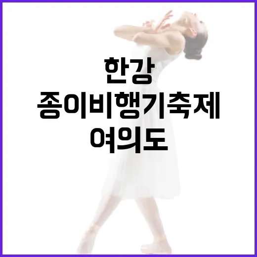 여의도한강공원 종이비행기 축제 참가자 모집