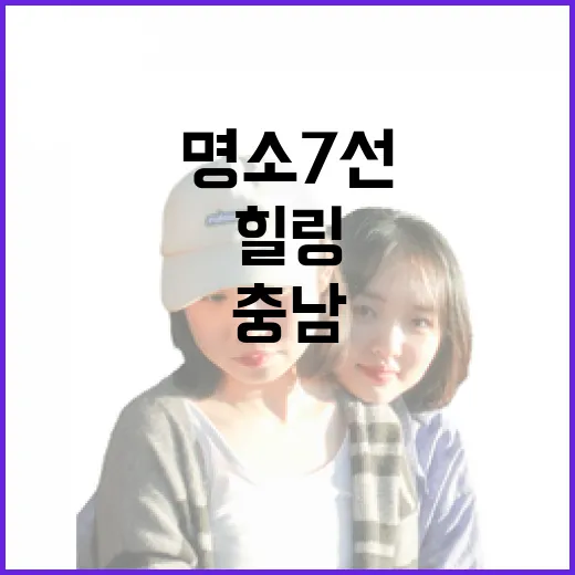충남 힐링 걷기 명소 7선