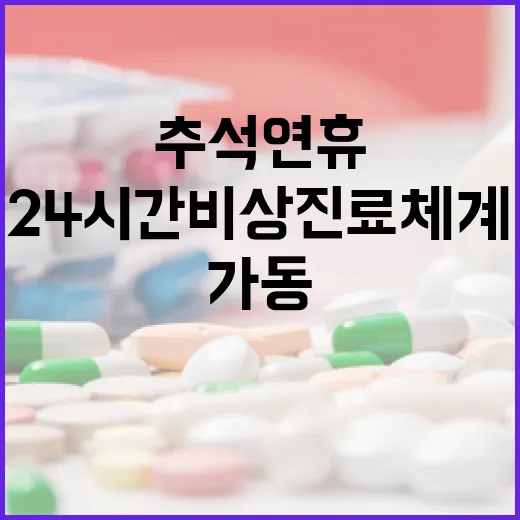 경기도, 추석 연휴 24시간 비상진료체계 가동