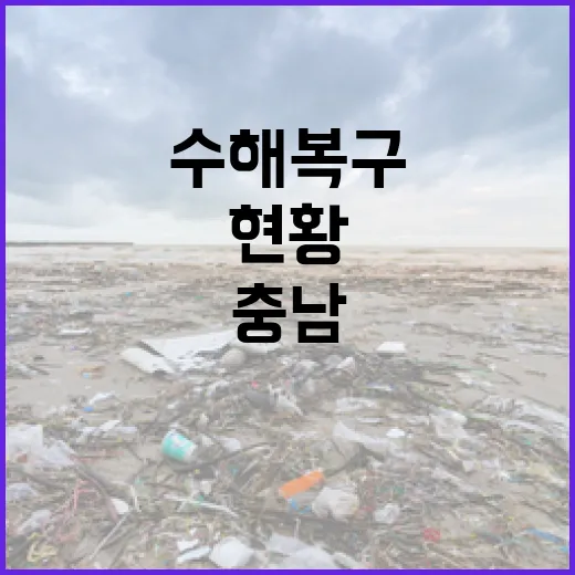 가로림만과 충남 수해복구 현황